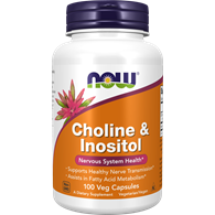 NOW FOODS Choline & Inositol 100vcaps. - cholina i inozytol