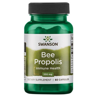 SWANSON Bee Propolis 550mg, 60 kaps.
