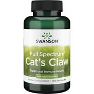 SWANSON Cat's Claw 500mg, 100kaps.
