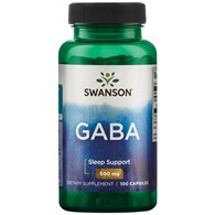 SWANSON GABA - Sleep Support 500mg, 100kaps.
