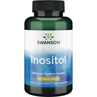 SWANSON Inositol 650mg, 100kaps. - Inozytol