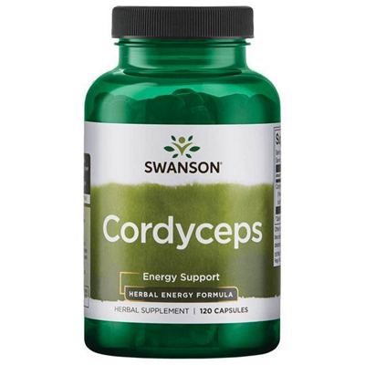 SWANSON Cordyceps 600mg, 120 kaps.