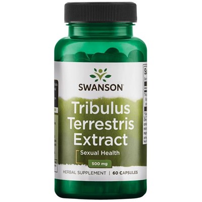 SWANSON Tribulus Terrestris extract 500mg, 60kaps. - Buzdyganek