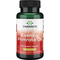 SWANSON Evening Primrose Oil 500mg, 100sgels.  - Olej z wiesiołka