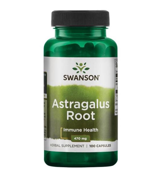 SWANSON Astragalus Root 470mg, 100kaps. - Traganek
