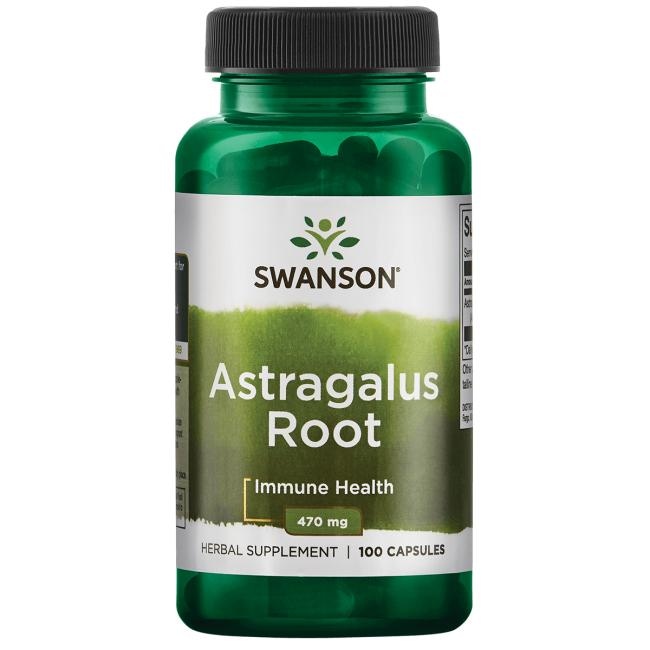 SWANSON Astragalus Root 470mg, 100kaps. - Traganek