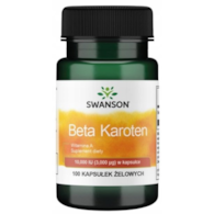 SWANSON Beta Karoten 10.000IU, 100żelk.