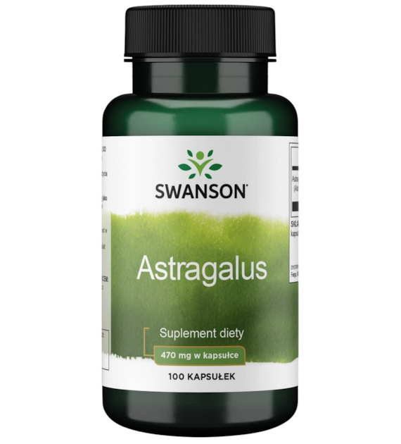 SWANSON Astragalus Root 470mg, 100kaps. - Traganek