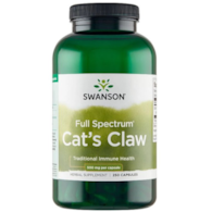 SWANSON Cat's Claw 500mg, 250kaps.
