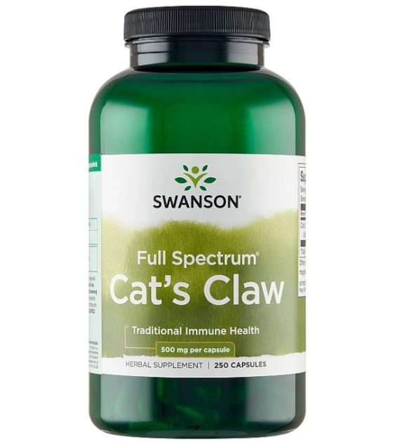 SWANSON Cat's Claw 500mg, 250kaps.
