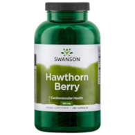 SWANSON Hawthorn Berry 565mg, 250 kaps. - głóg owoce