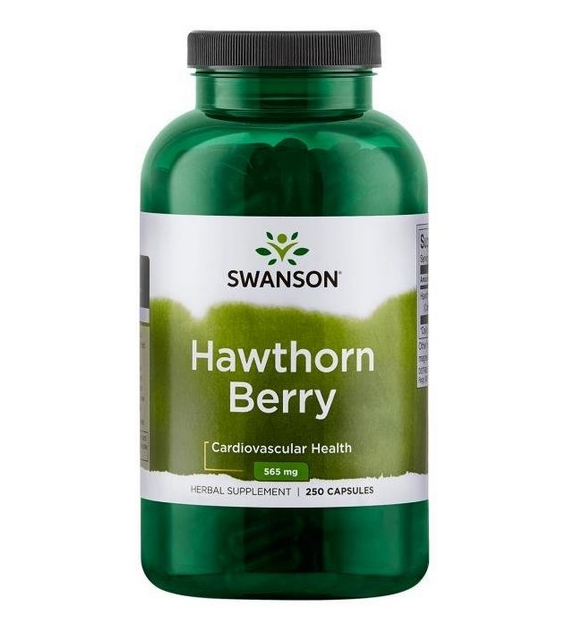 SWANSON Hawthorn Berry 565mg, 250 kaps. - głóg owoce