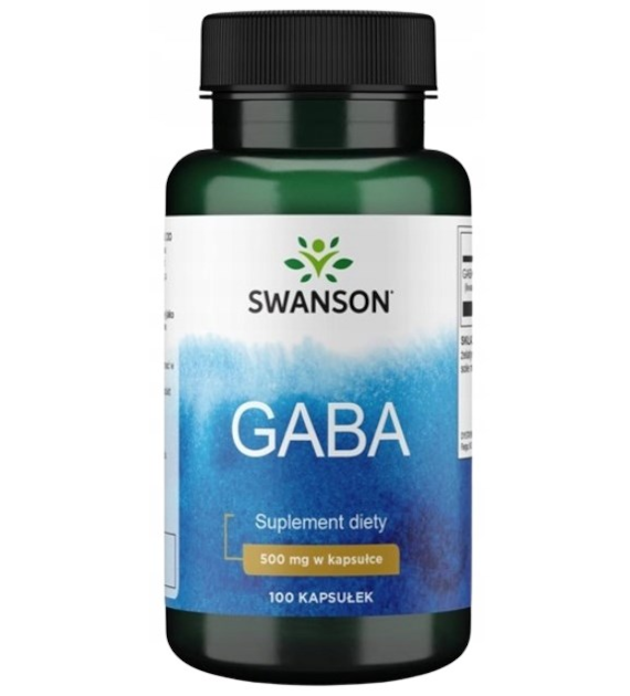 SWANSON GABA - Sleep Support 500mg, 100kaps.
