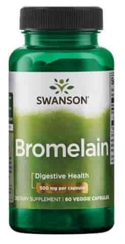 SWANSON Bromelina 500mg, 60vcaps.
