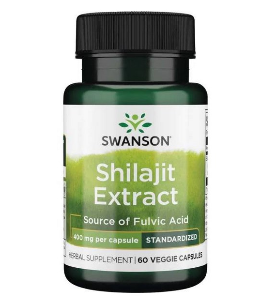 SWANSON Shilajit extract 400mg, 60 vcaps. - mumio