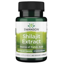 SWANSON Shilajit extract 400mg, 60 vcaps. - mumio