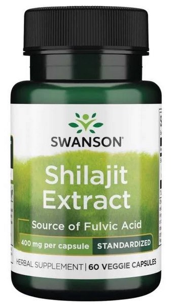 SWANSON Shilajit extract 400mg, 60 vcaps. - mumio