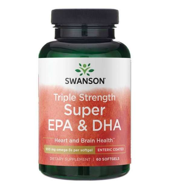SWANSON Triple Strength Super EPA + DHA 60 sgels.
