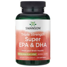 SWANSON Triple Strength Super EPA + DHA 60 sgels.