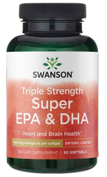 SWANSON Triple Strength Super EPA + DHA 60 sgels.