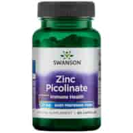 SWANSON Cynk - pikolinian 22mg, 60kaps.
