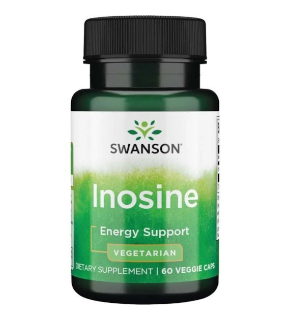 SWANSON Inosine 500mg, 60kaps. - Inozyna