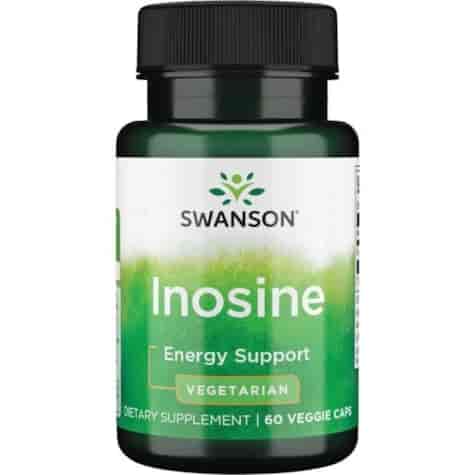 SWANSON Inosine 500mg, 60kaps. - Inozyna