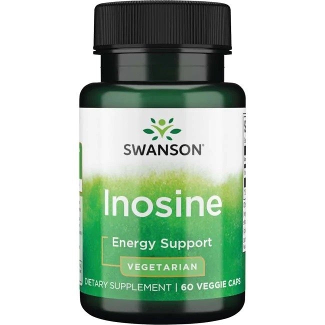 SWANSON Inosine 500mg, 60kaps. - Inozyna
