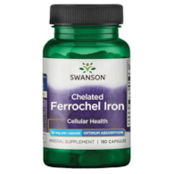 SWANSON Albion Chelat Żelaza 18mg, 180kaps.