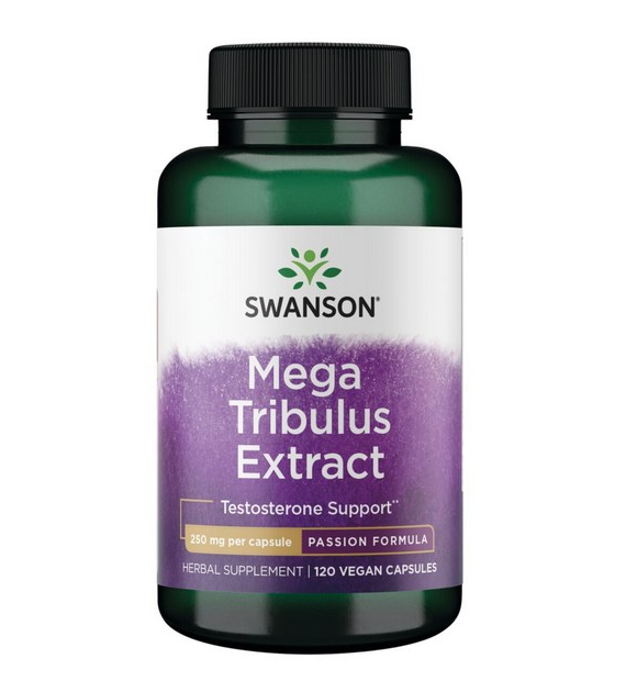 SWANSON Mega Tribulus extract 250mg, 120 vcaps. - buzdyganek ekstrakt