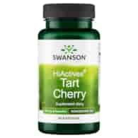 SWANSON HiActives Tart Cherry 465mg, 60 kaps.