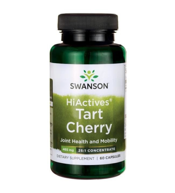 SWANSON HiActives Tart Cherry 465mg, 60 kaps.