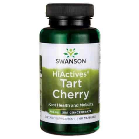 SWANSON HiActives Tart Cherry 465mg, 60 kaps.
