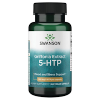 SWANSON Griffonia extract 5-HTP 100mg, 60vcaps.