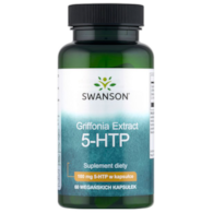 SWANSON Griffonia extract 5-HTP 100mg, 60vcaps.