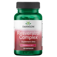 SWANSON Resveratrol Complex 180mg, 60kaps. - Resweratrol