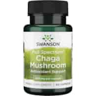 SWANSON Chaga Mushroom 400mg, 60kaps.