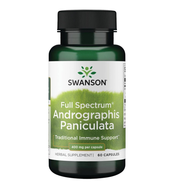 SWANSON Andrographis Paniculata 400mg, 60 kaps.