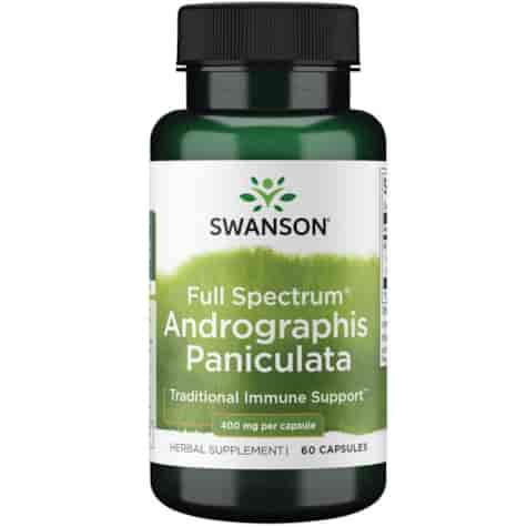 SWANSON Andrographis Paniculata 400mg, 60 kaps.