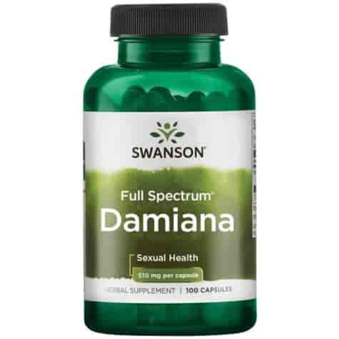 SWANSON Damiana 510mg, 100kaps.