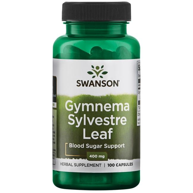 SWANSON Gymnema Sylvestre Leaf 400mg, 100kaps.