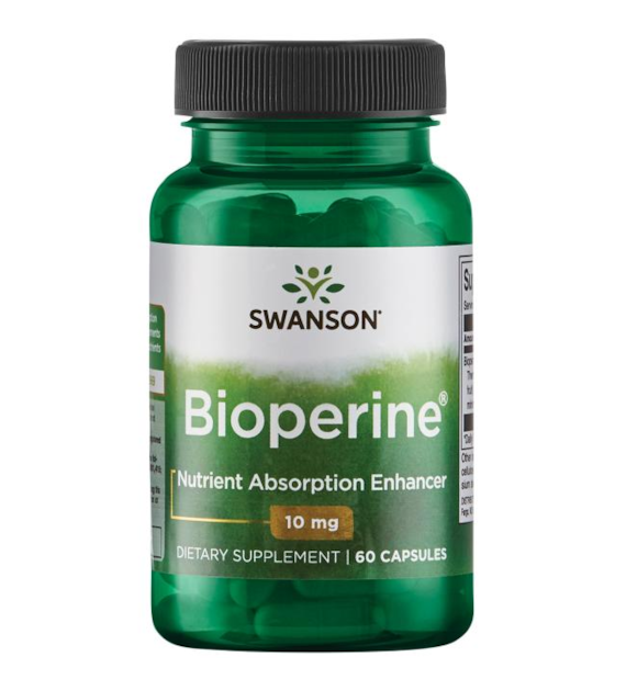 SWANSON Bioperine 10mg, 60kaps.