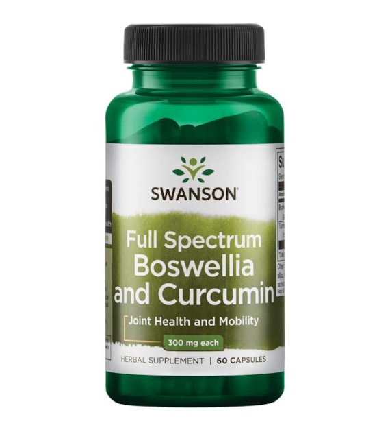 SWANSON Boswellia + Curcumin 60kaps.