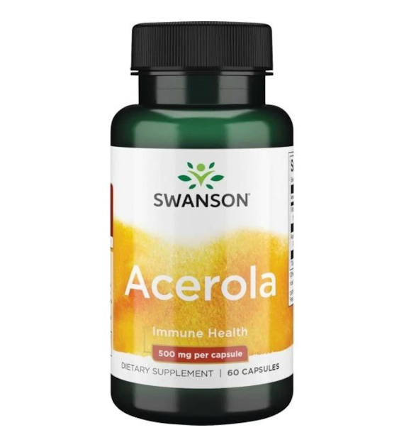 SWANSON Acerola 500mg, 60kaps.