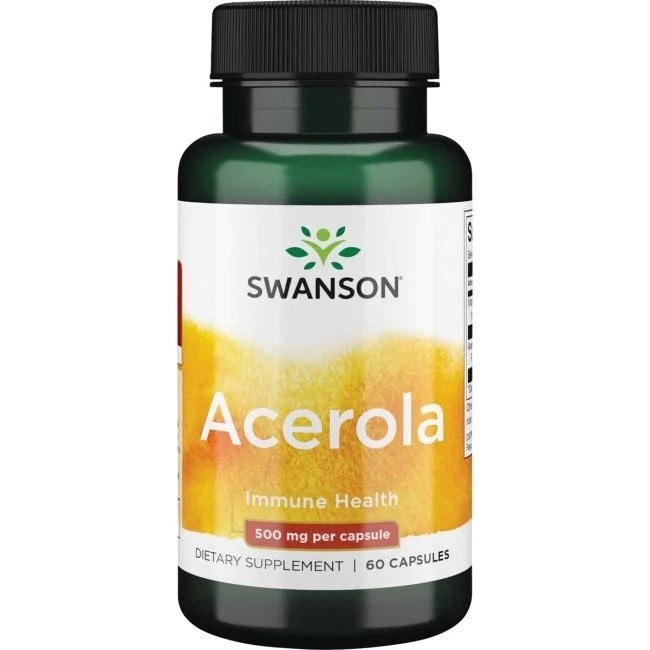 SWANSON Acerola 500mg, 60kaps.