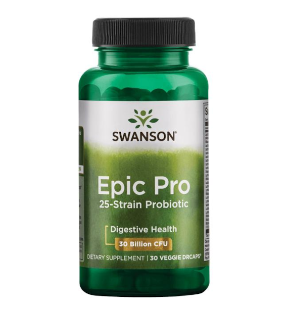 SWANSON Epic Pro 25-Strain Probiotic 30dr vcaps.
