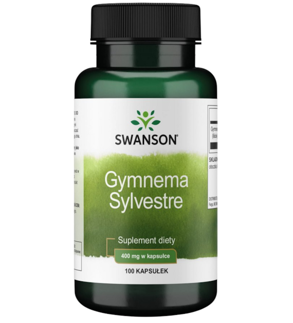 SWANSON Gymnema Sylvestre Leaf 400mg, 100kaps.