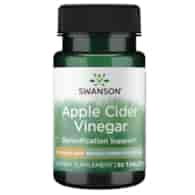 SWANSON Apple Cider Vinegar 200mg, 30 tabl. - ocet jabłkowy
