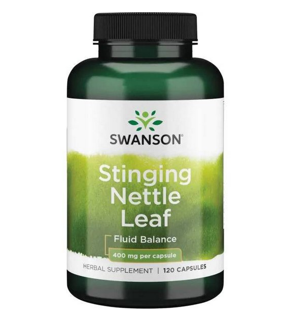 SWANSON Pokrzywa liść 400mg, 120 kaps.
