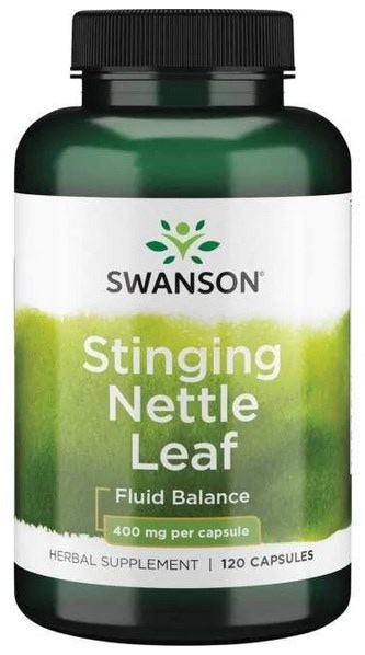 SWANSON Pokrzywa liść 400mg, 120 kaps.